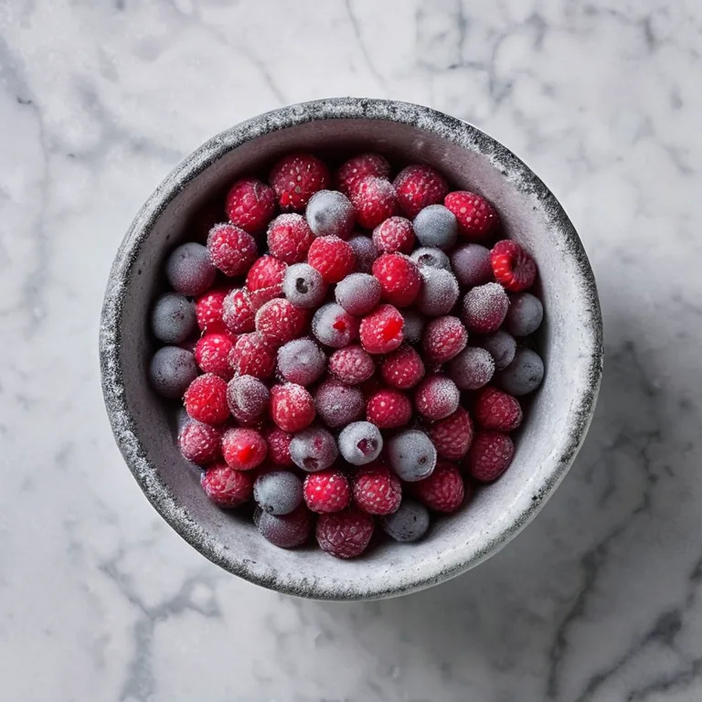 Fruits rouges surgelés
