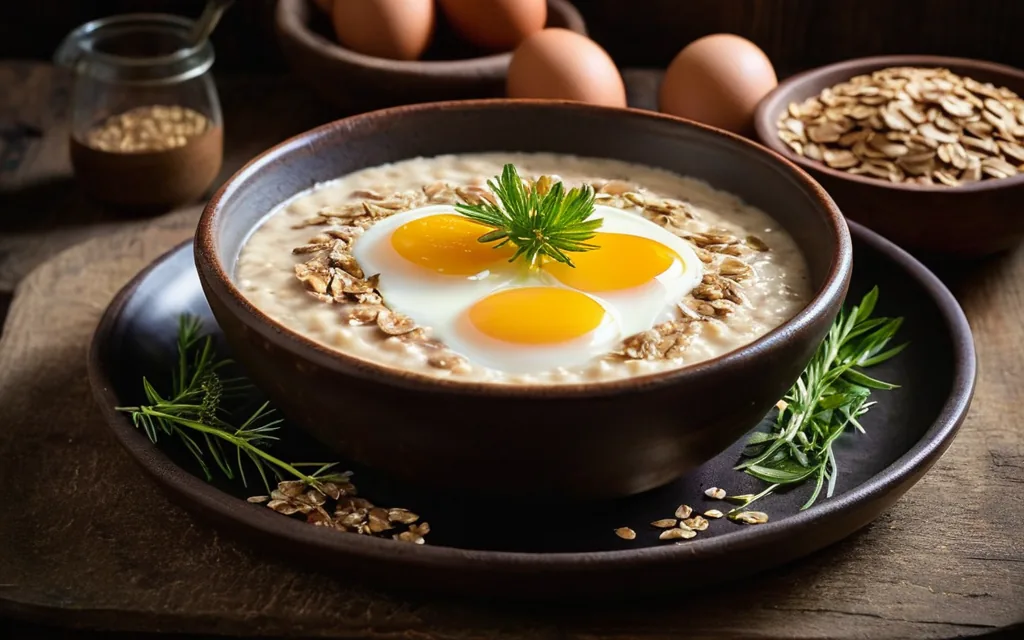 Porridge protéiné à l’œuf