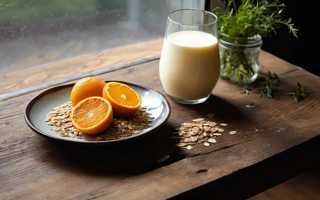 Shaker whey, orange et avoine