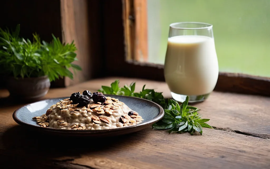Shaker whey, raisins secs et avoine